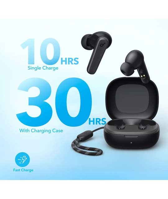 anker p20i wireless earbuds battery life