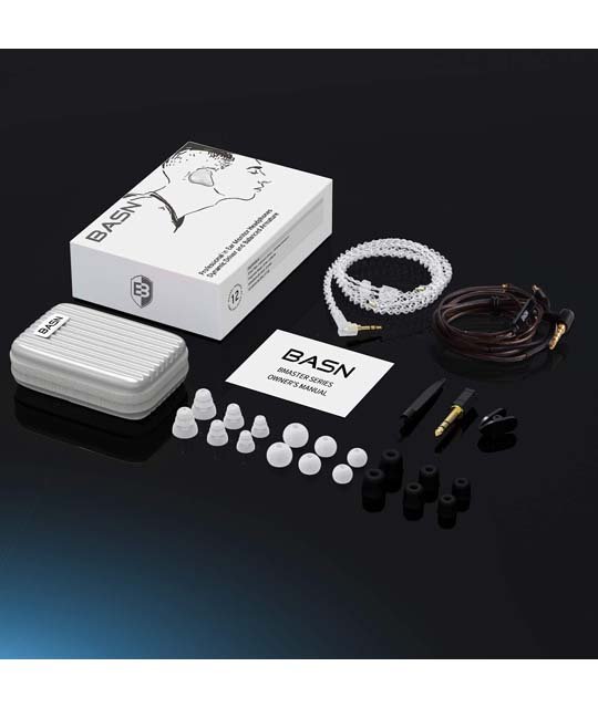 BASN Bmaster Triple Drivers in Ear Monitor in box