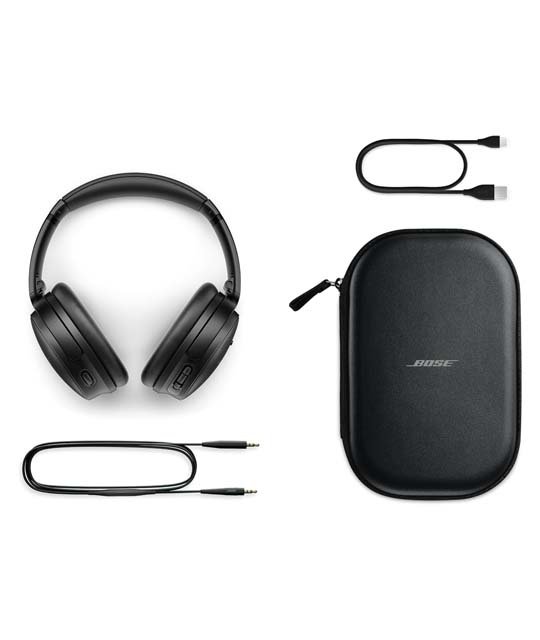 Bose QuietComfort Wireless Noise Cancelling Headphones Full Set