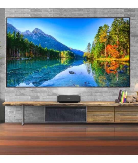 epson LS300 projector-with screen