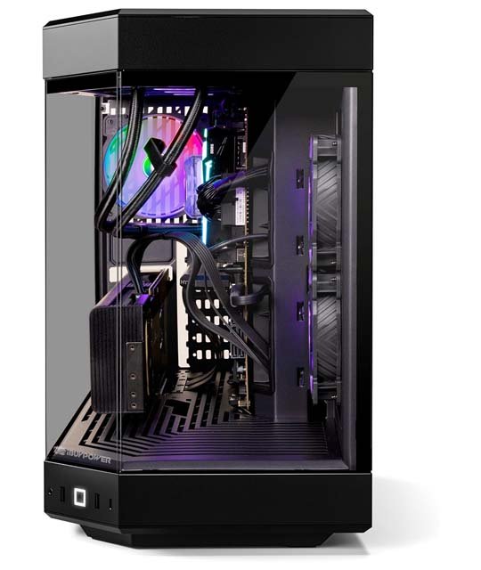 ibuypower y60 ports front view
