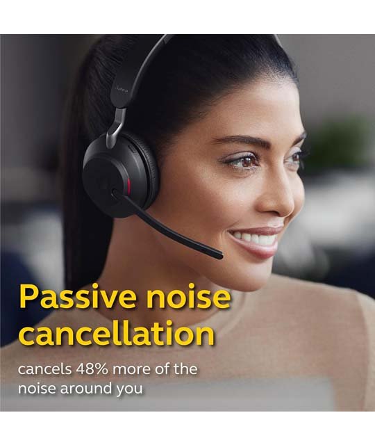 Jabra Evolve2 65 UC Wireless Headphones Noise Cancellation
