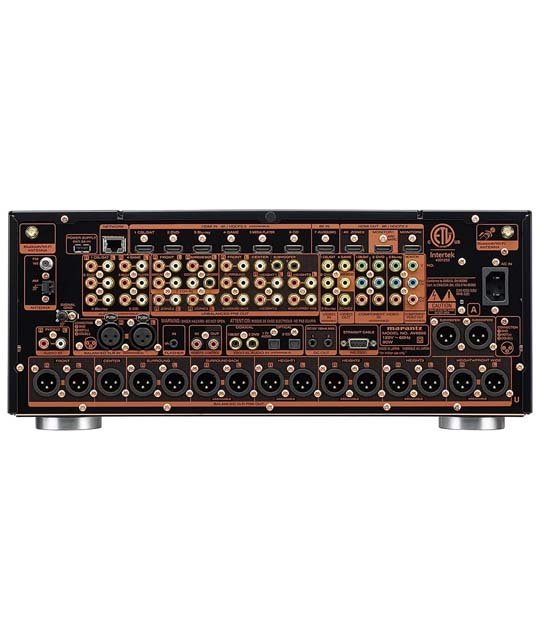 Marantz AV8805A 13.2 Channel 8K UHD Pre-Amplifier Back View