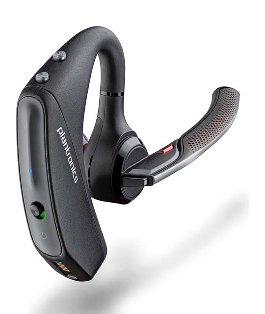 Plantronics - Voyager 5200 (Poly) - Bluetooth Over-the-Ear (Monaural) Headset - Compatible to connect to Cell Phones - Noise Canceling