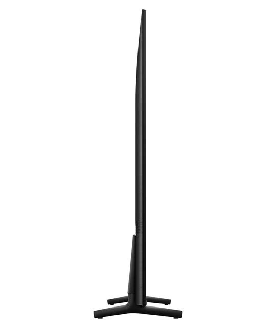 samsung tv 43 inch du8000 side
