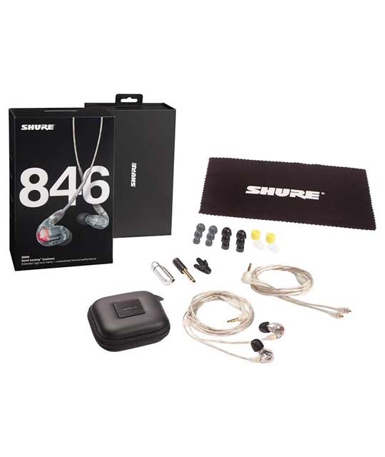 Shure SE846-CL-A Professional Headphones in box