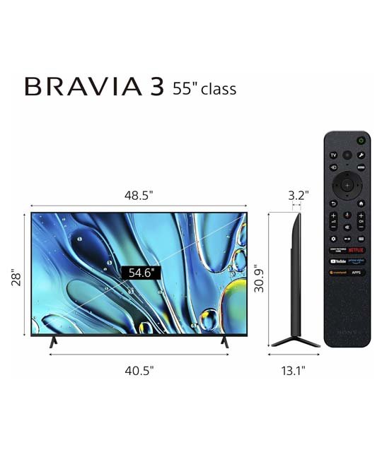 Sony TV K-55S30 remote
