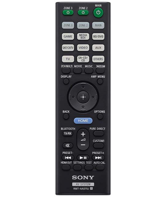 Sony STR-AN1000 7.2 CH Surround Sound Receiver Remote