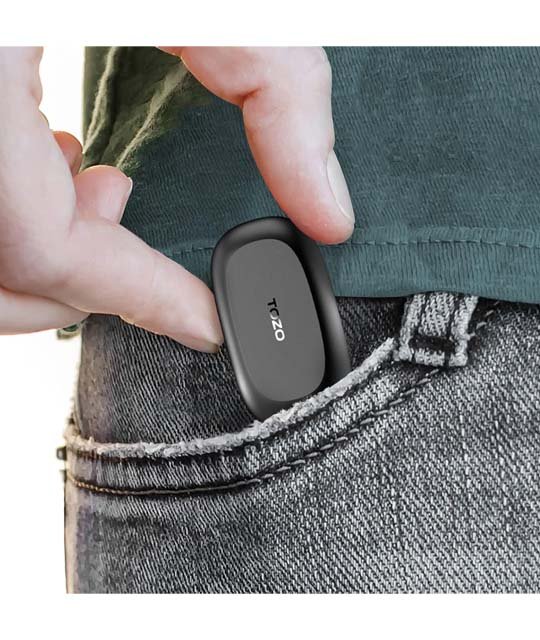 tozo a1 mini wireless earbuds in pocket mini